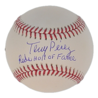 Tony Perez Signed OML Baseball Inscribed "Reds Hall Of Fame" (Fanatics & MLB) at PristineAuction.com