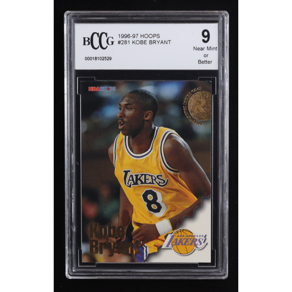 Kobe Bryant 1996-97 Hoops #281 RC (BCCG 9) at PristineAuction.com