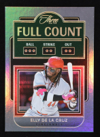 Elly De La Cruz 2024 Panini Three and Two Full Count Holo Gold #2 RC #3/10 at PristineAuction.com