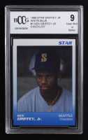Ken Griffey Jr. 1989 Star Griffey Jr. White-Blue #1 Checklist RC (BCCG 9) at PristineAuction.com