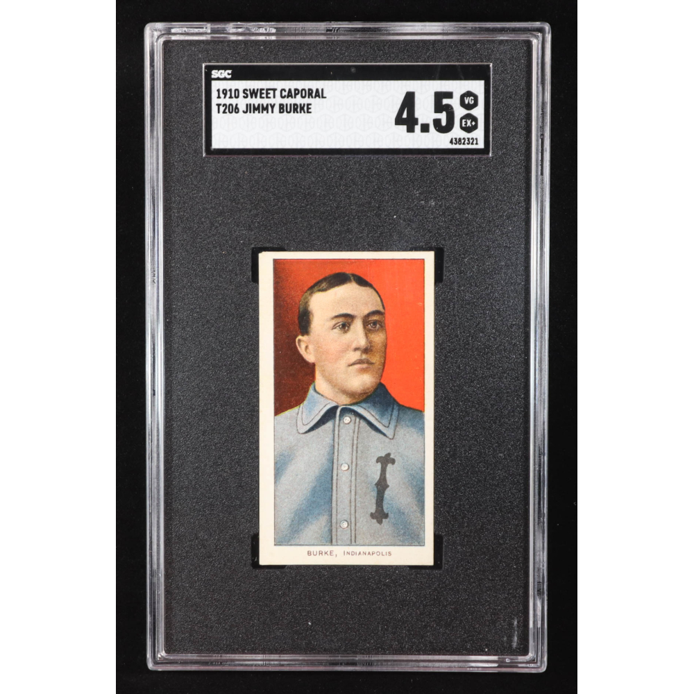 Jimmy Burke 1909-11 T206 #63 ML (SGC 4.5) at PristineAuction.com Jimmy Burke 1909-11 T206 #63 ML (SGC 4.5) at PristineAuction.com