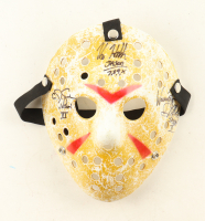 Kane Hodder, C.J. Graham & Warrington Gillette Signed "Friday the 13th" Mask Inscribed "Jason 7,8,9,X", "Jason II" & "Jason VI" (JSA) at PristineAuction.com