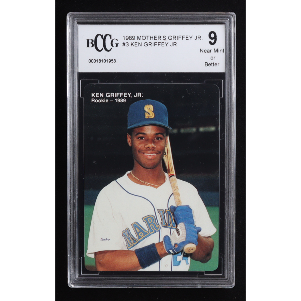 Ken Griffey Jr. 1989 Mother's Cookies Griffey Jr. #3 RC (BCCG 9) at PristineAuction.com