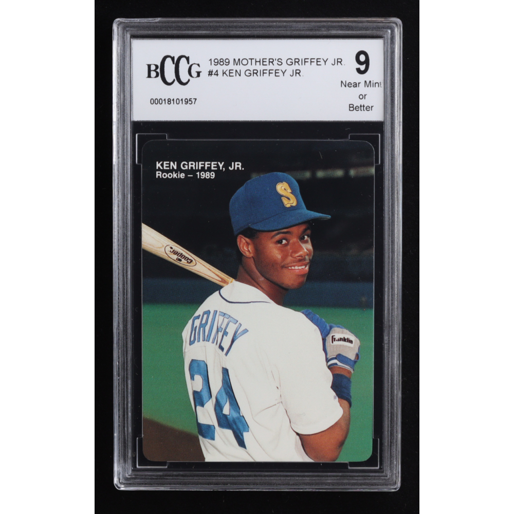 Ken Griffey Jr. 1989 Mother's Cookies Griffey Jr. #4 RC (BCCG 9) at PristineAuction.com