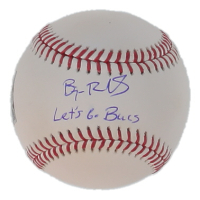 Bryan Reynolds Signed OML Baseball Inscribe "Let's Go Bucs" (Fanatics & MLB) at PristineAuction.com