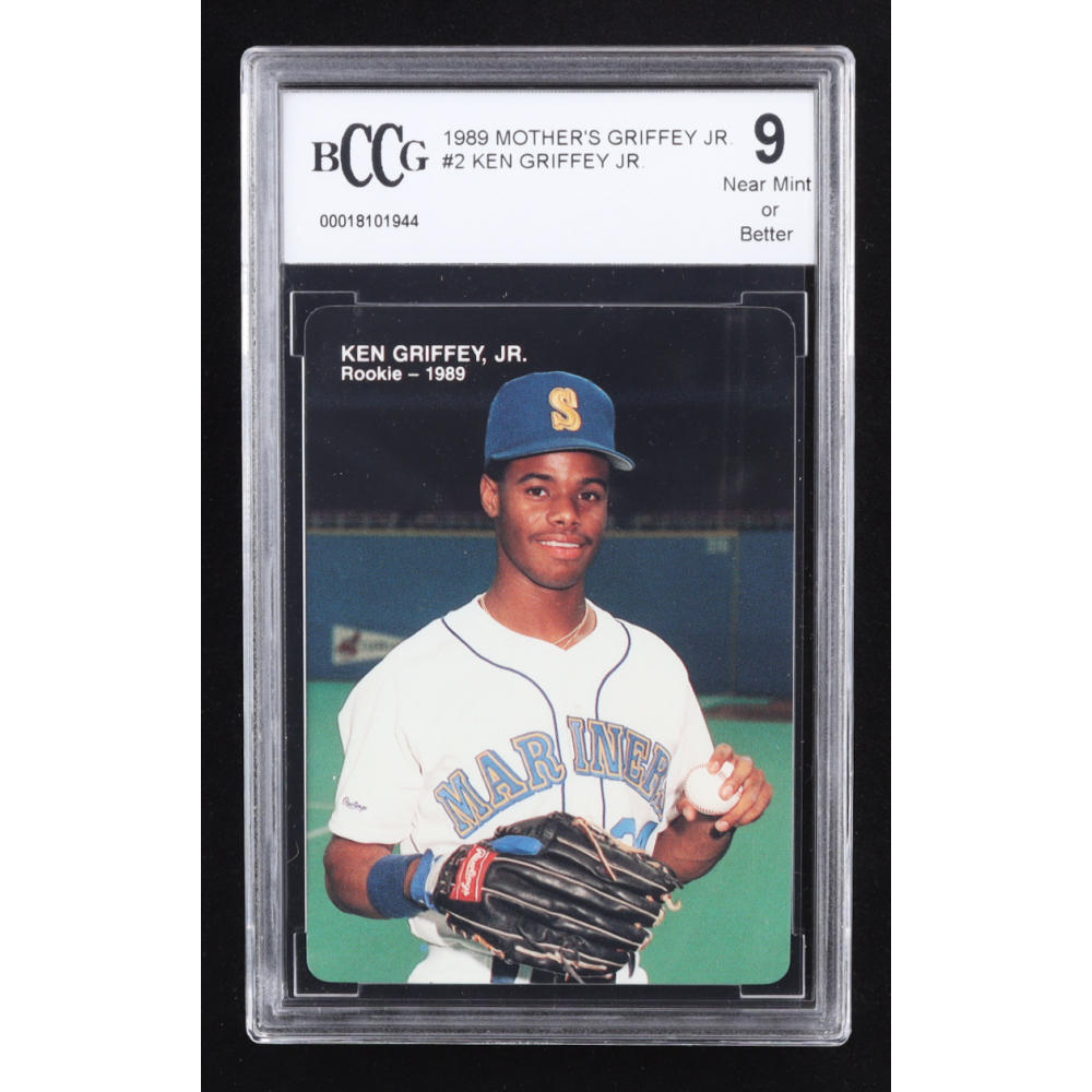 Ken Griffey Jr. 1989 Mother's Cookies Griffey Jr. #2 RC (BCCG 9) at PristineAuction.com