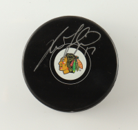 Nick Foligno Signed Blackhawks Logo Hockey Puck (Fanatics) at PristineAuction.com