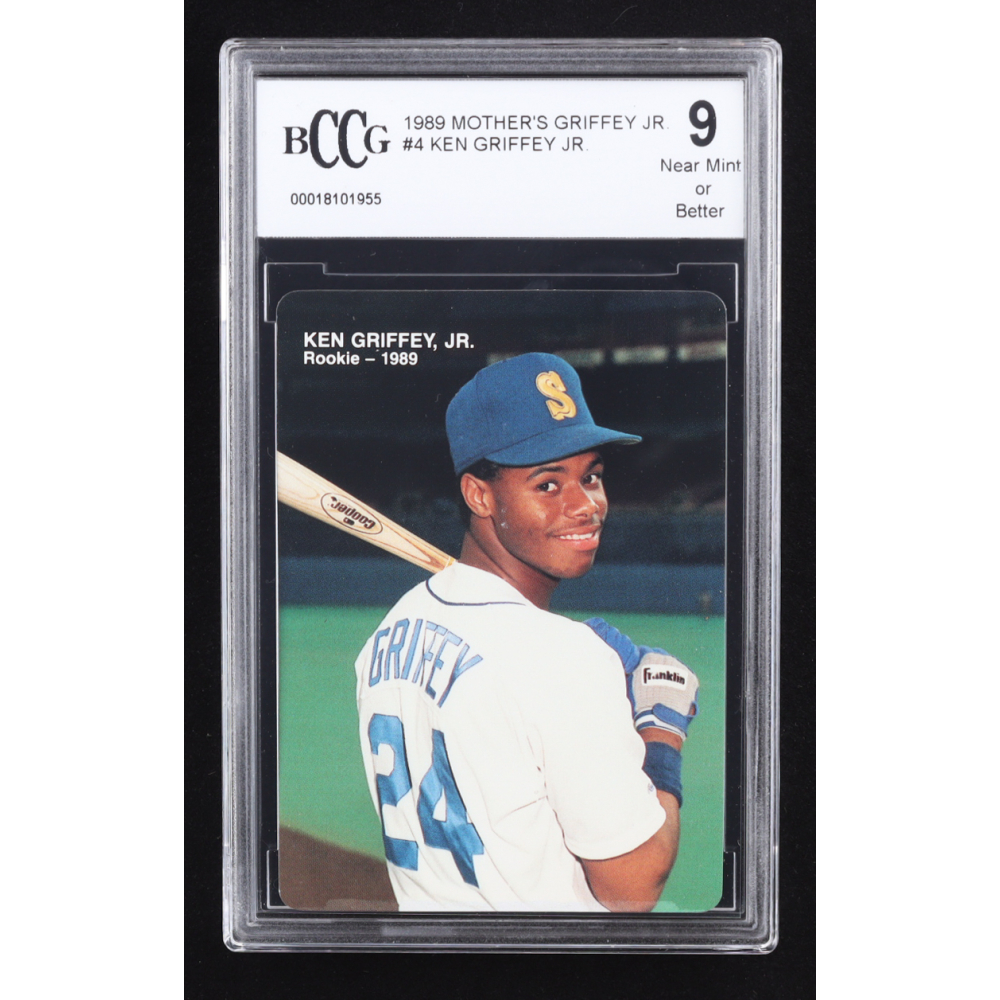 Ken Griffey Jr. 1989 Mother's Cookies Griffey Jr. #4 RC (BCCG 9) at PristineAuction.com