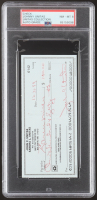 Johnny Unitas Signed 1999 Personal Check (PSA | Autograph Graded 8) at PristineAuction.com