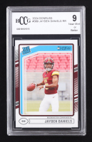 Jayden Daniels 2024 Donruss Rated Rookie #389 RC (BCCG 9) at PristineAuction.com