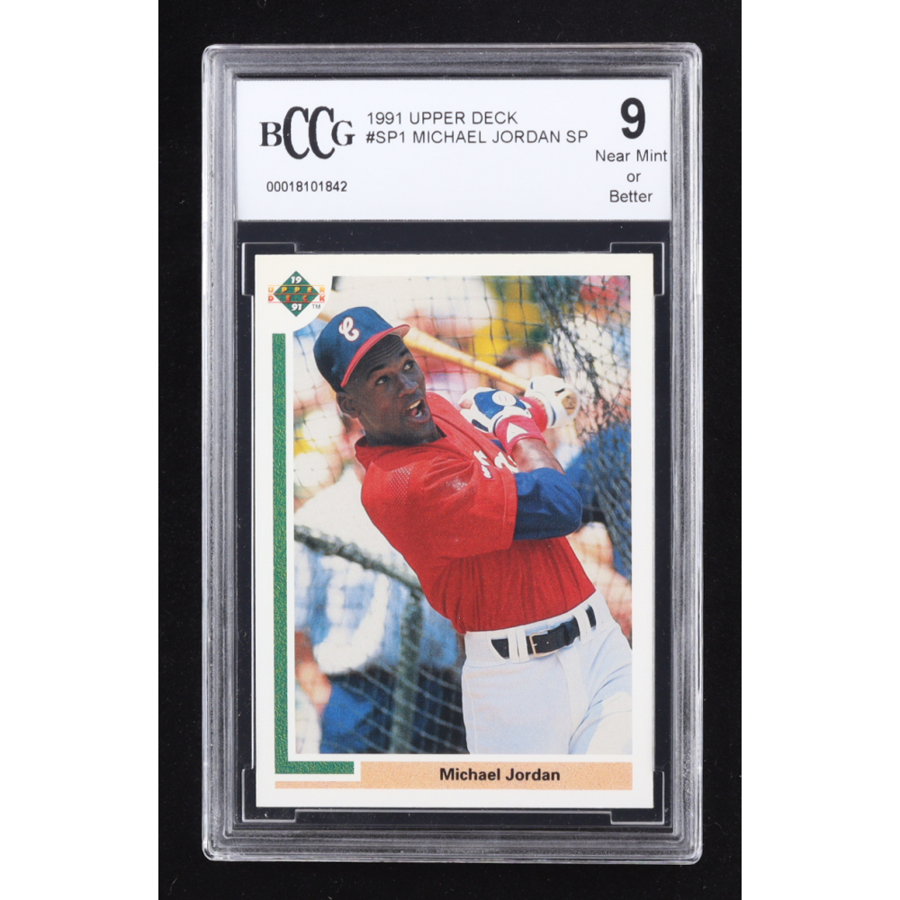 Michael Jordan 1991 Upper Deck #SP1 RC (BCCG 9) at PristineAuction.com