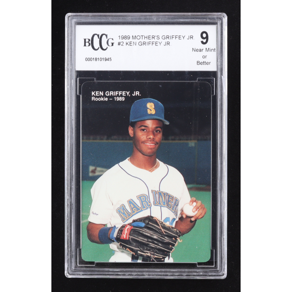Ken Griffey Jr. 1989 Mother's Cookies Griffey Jr. #2 RC (BCCG 9) at PristineAuction.com
