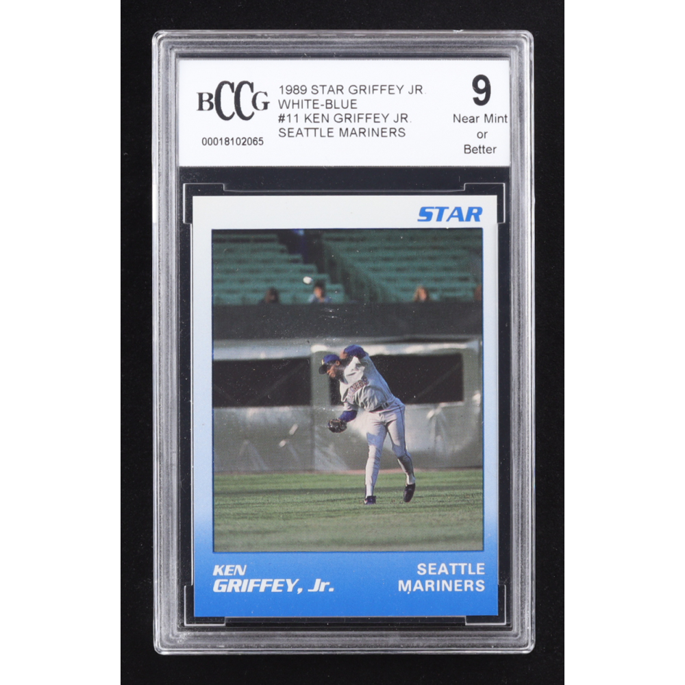 Ken Griffey Jr. 1989 Star Griffey Jr. White-Blue #11 Seattle Mariners RC (BCCG 9) at PristineAuction.com