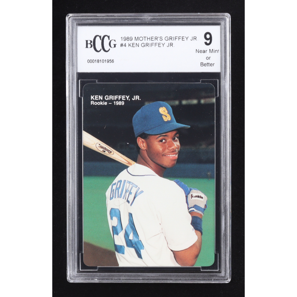 Ken Griffey Jr. 1989 Mother's Cookies Griffey Jr. #4 RC (BCCG 9) at PristineAuction.com