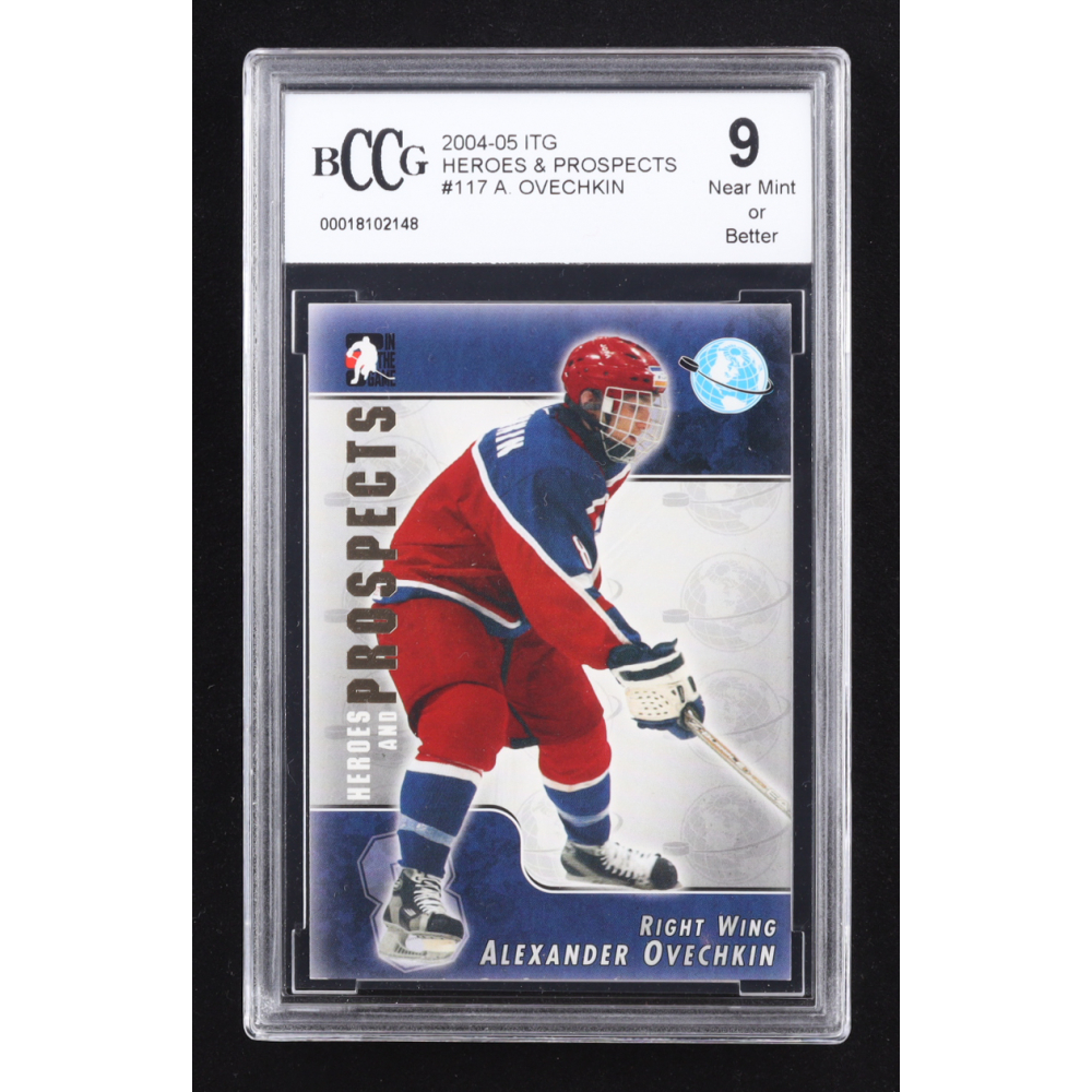 Alexander Ovechkin 2004-05 ITG Heroes and Prospects #117 RC (BCCG 9) at PristineAuction.com