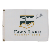 Arnold Palmer Signed Fawn Lake Country Club Pin Flag (Beckett) at PristineAuction.com