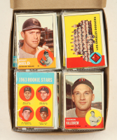 1963 Topps Baseball Cello Fun Pack Vending Box with (20) Packs at PristineAuction.com