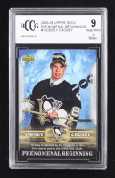 Sidney Crosby 2005-06 Upper Deck Phenomenal Beginnings #1 RC (BCCG 9) at PristineAuction.com