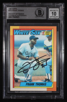 Frank Thomas Signed 1990 Topps #414 RC (BGS) at PristineAuction.com
