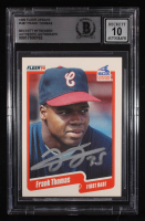 Frank Thomas Signed 1990 Fleer Update #U87 RC (BGS) at PristineAuction.com