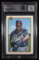Frank Thomas Signed 1990 Bowman #320 RC (BGS) at PristineAuction.com