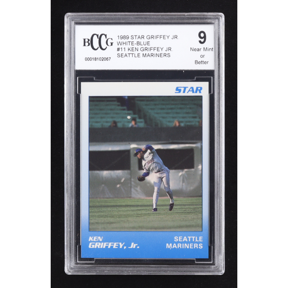 Ken Griffey Jr. 1989 Star Griffey Jr. White-Blue #11 Seattle Mariners RC (BCCG 9) at PristineAuction.com