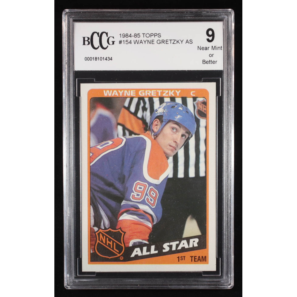 Wayne Gretzky 1984-85 Topps All Star #154 (BCCG 9) at PristineAuction.com