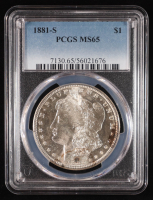 1881-S Morgan Silver Dollar (PCGS MS65) at PristineAuction.com