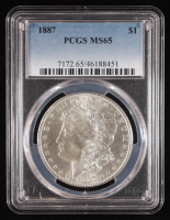 1887 Morgan Silver Dollar (PCGS MS65) at PristineAuction.com