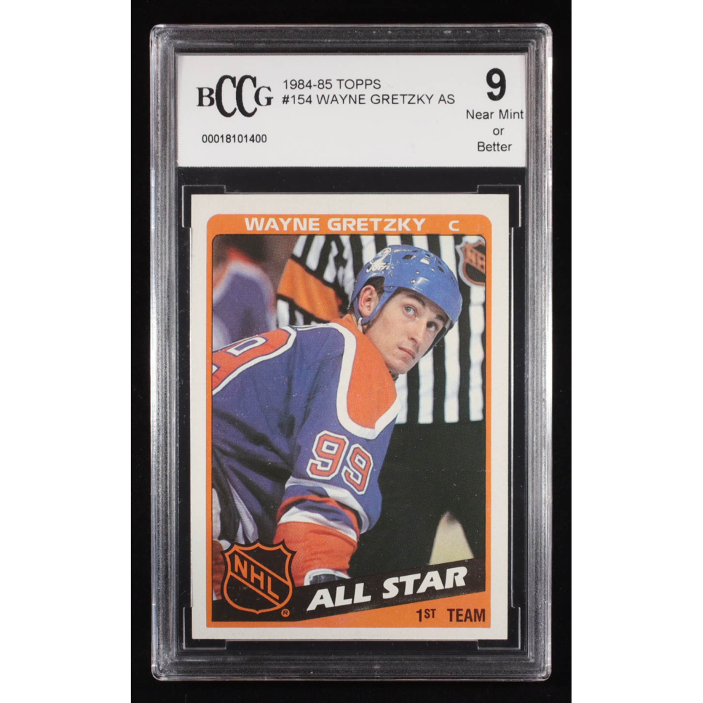 Wayne Gretzky 1984-85 Topps All Star #154 (BCCG 9) at PristineAuction.com