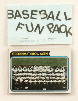 1974 Topps Baseball Card Fun Pack with (10) Cards at PristineAuction.com