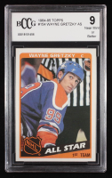 Wayne Gretzky 1984-85 Topps All Star #154 (BCCG 9) at PristineAuction.com