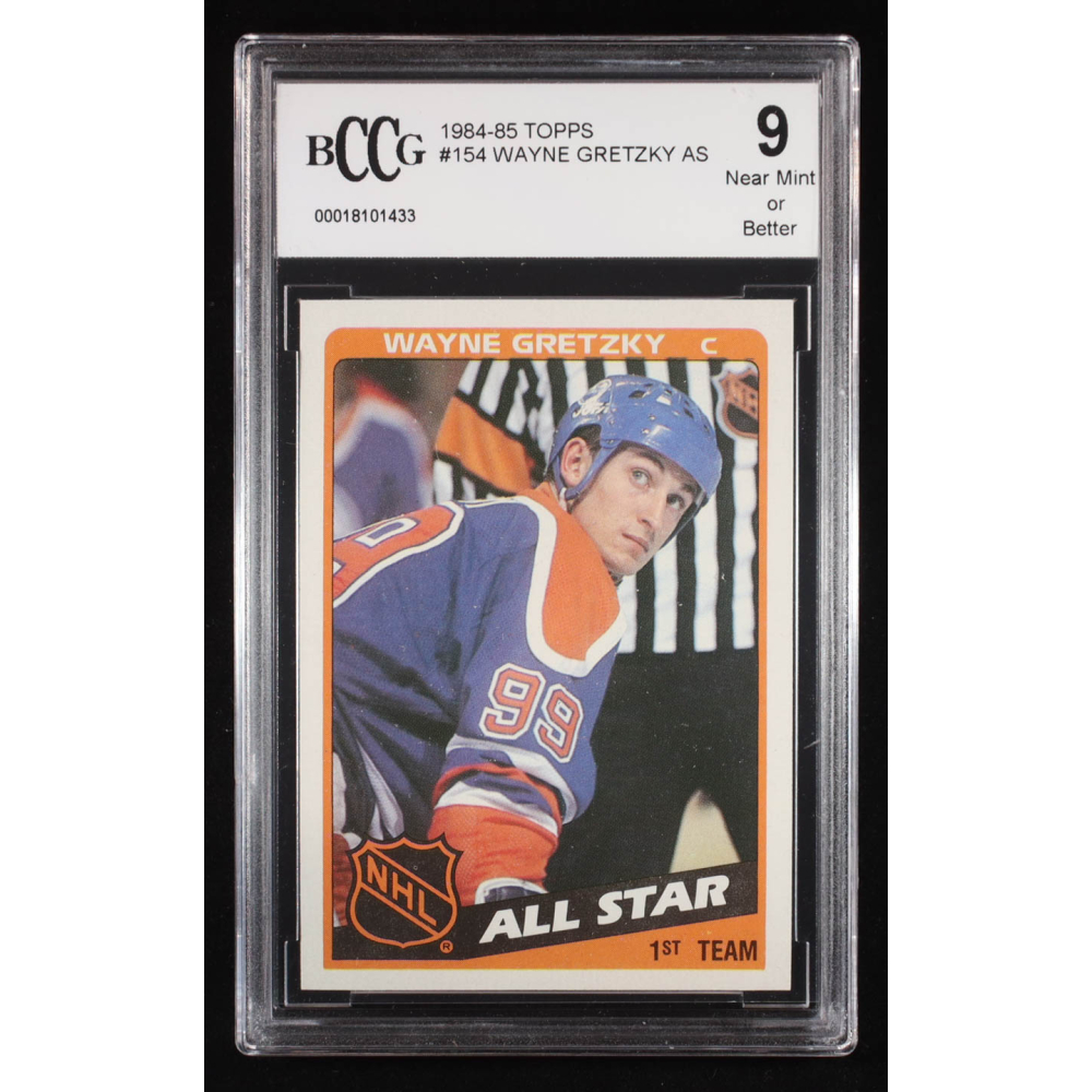 Wayne Gretzky 1984-85 Topps All Star #154 (BCCG 9) at PristineAuction.com