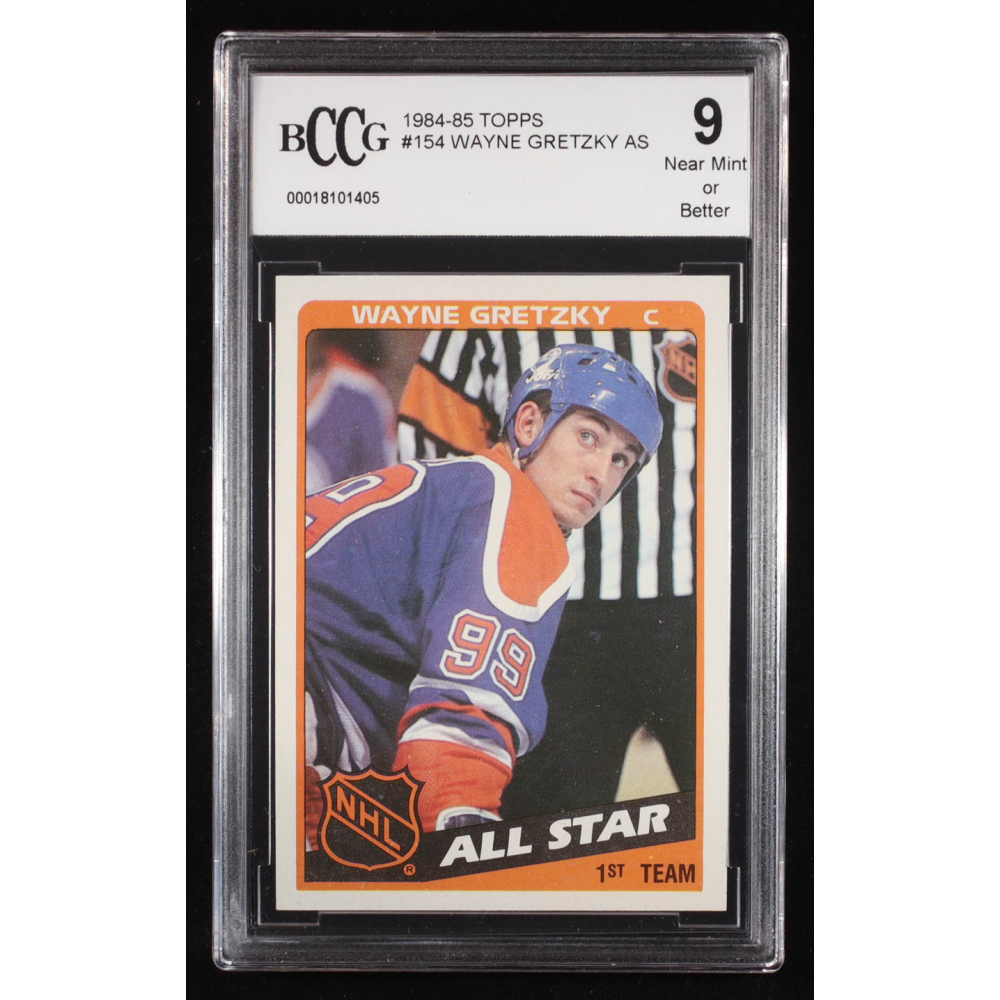 Wayne Gretzky 1984-85 Topps All Star #154 (BCCG 9) at PristineAuction.com