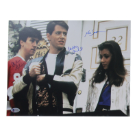 Matthew Broderick, Mia Sara & Alan Ruck Signed "Ferris Bueller's Day Off" 11x14 Photo (Beckett) at PristineAuction.com