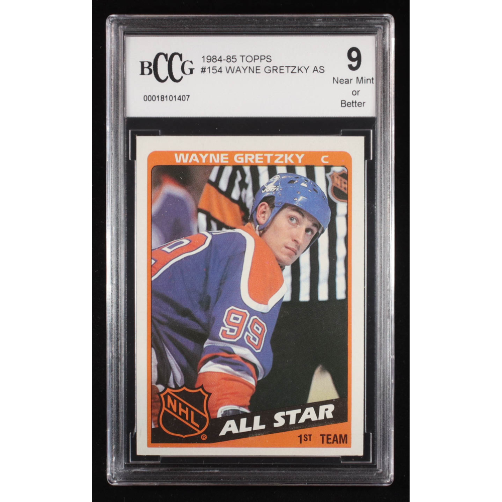 Wayne Gretzky 1984-85 Topps All Star #154 (BCCG 9) at PristineAuction.com