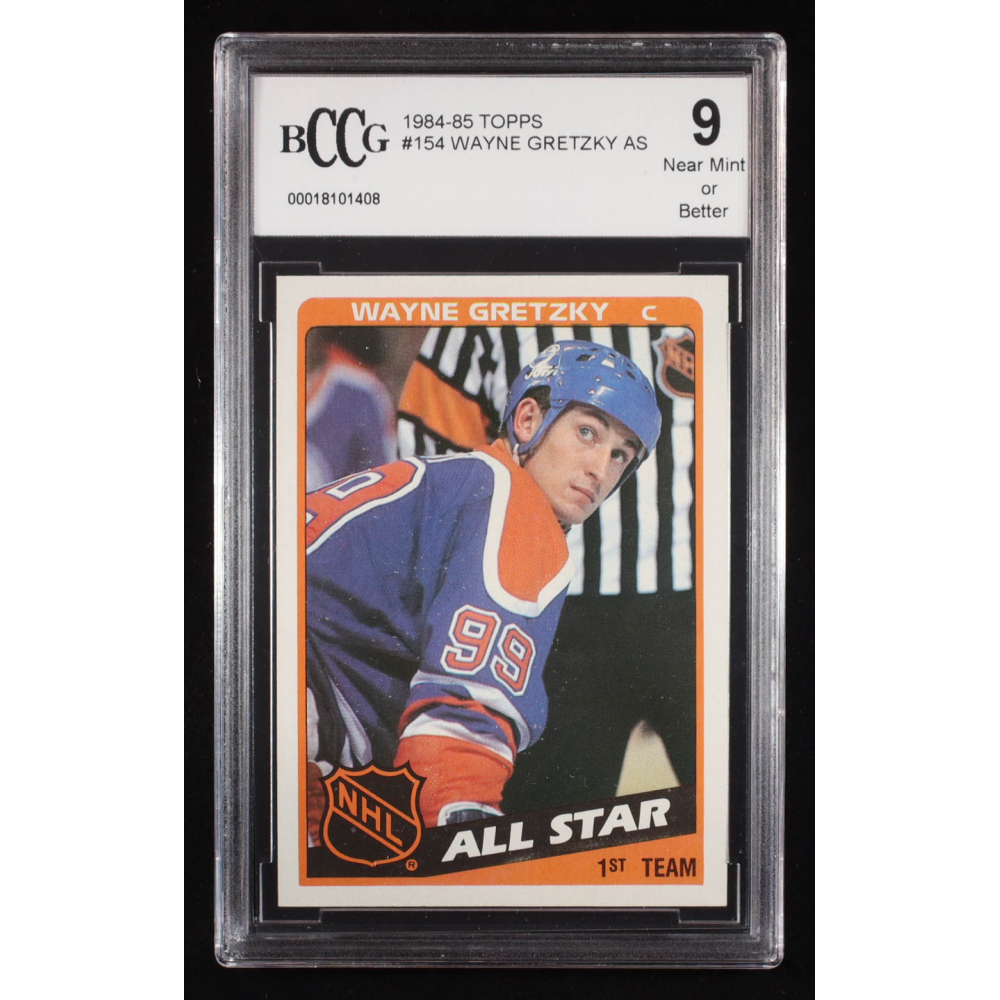 Wayne Gretzky 1984-85 Topps All Star #154 (BCCG 9) at PristineAuction.com