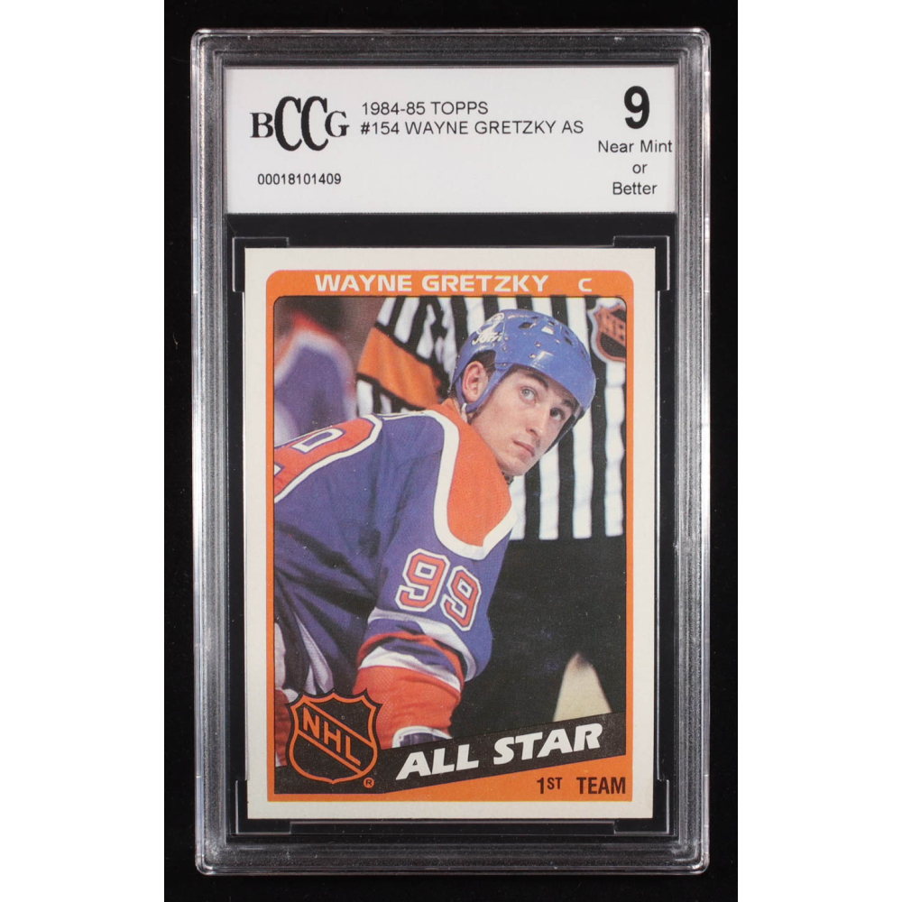 Wayne Gretzky 1984-85 Topps All Star #154 (BCCG 9) at PristineAuction.com