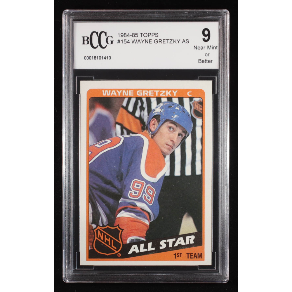Wayne Gretzky 1984-85 Topps All Star #154 (BCCG 9) at PristineAuction.com