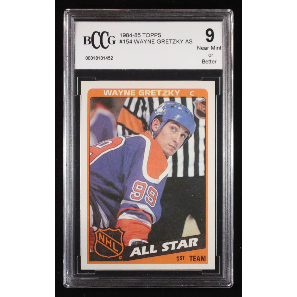 Wayne Gretzky 1984-85 Topps All Star #154 (BCCG 9) at PristineAuction.com