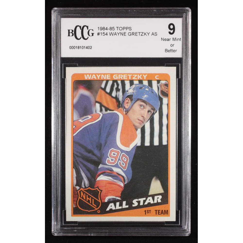Wayne Gretzky 1984-85 Topps All Star #154 (BCCG 9) at PristineAuction.com
