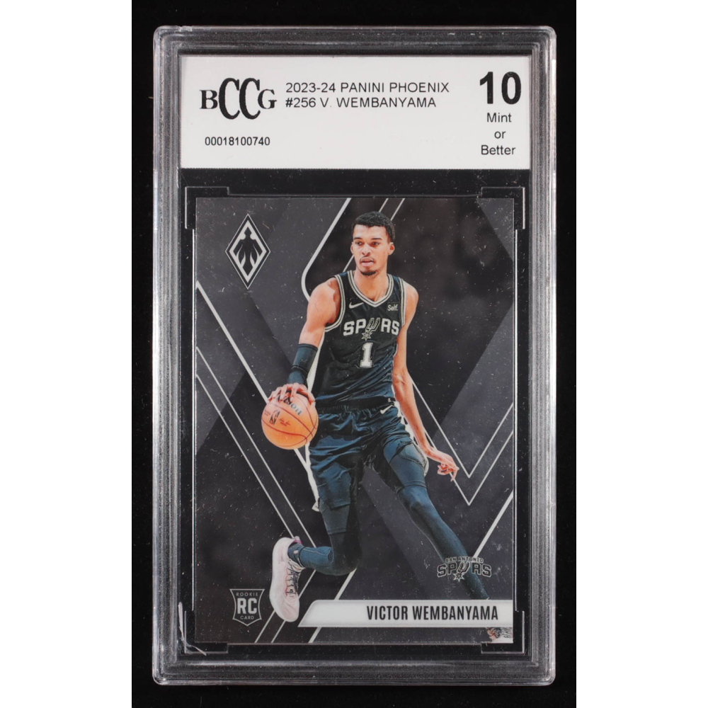 Victor Wembanyama 2023-24 Panini Phoenix #256 RC (BCCG 10) at PristineAuction.com