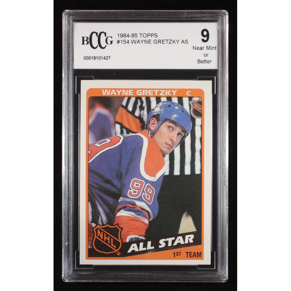 Wayne Gretzky 1984-85 Topps All Star #154 (BCCG 9) at PristineAuction.com