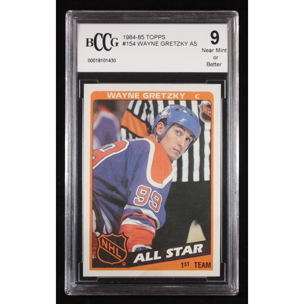 Wayne Gretzky 1984-85 Topps All Star #154 (BCCG 9) at PristineAuction.com