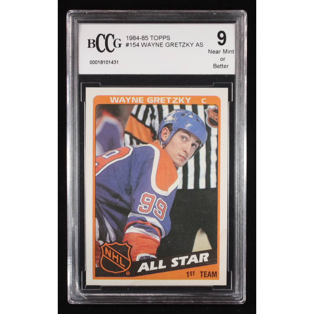 Wayne Gretzky 1984-85 Topps All Star #154 (BCCG 9) at PristineAuction.com