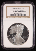 1986-S American Silver Eagle (NGC PF 69 Ultra Cameo) at PristineAuction.com