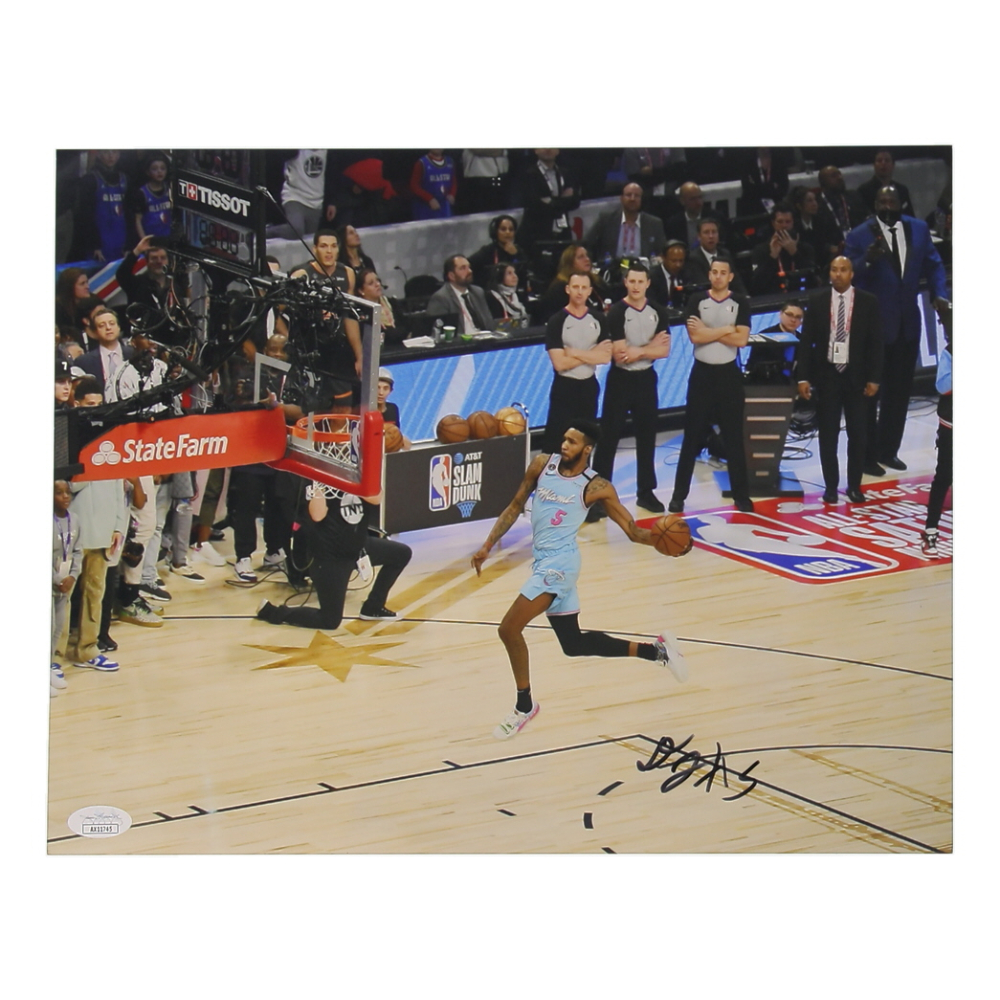 Derrick Jones Jr. Signed Heat 11x14 Photo (JSA) at PristineAuction.com