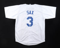 Steve Sax Signed Jersey Inscribed "82 NL ROY" (JSA) at PristineAuction.com