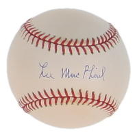 Lee MacPhail Signed OAL Baseball (PSA) at PristineAuction.com
