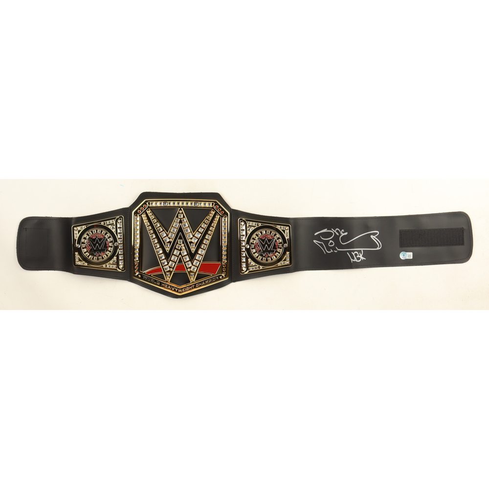 Shawn Michaels Signed WWE Championship Belt Inscribed "HBK" (Beckett) at PristineAuction.com